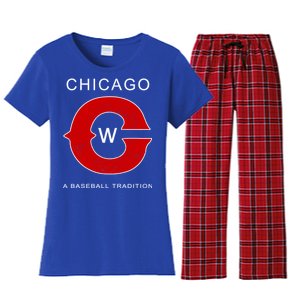 Chicago A Baseball Tradition Women's Flannel Pajama Set