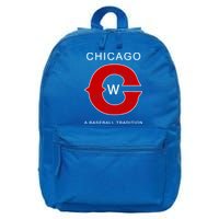 Chicago A Baseball Tradition 16 in Basic Backpack