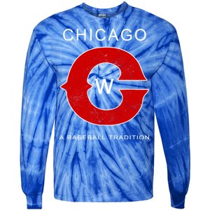 Chicago A Baseball Tradition Tie-Dye Long Sleeve Shirt