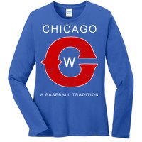 Chicago A Baseball Tradition Ladies Long Sleeve Shirt