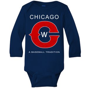 Chicago A Baseball Tradition Baby Long Sleeve Bodysuit