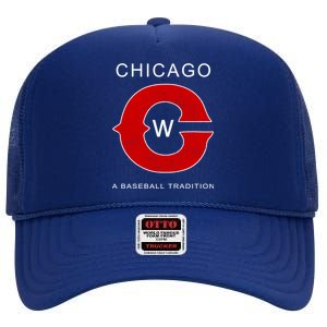 Chicago A Baseball Tradition High Crown Mesh Back Trucker Hat