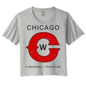 Chicago A Baseball Tradition Women's Crop Top Tee