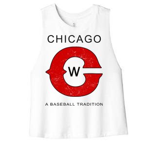 Chicago A Baseball Tradition Women's Racerback Cropped Tank