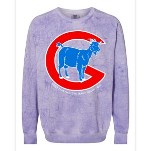 Chicago Billy Goat Since 1908 May the Tradition Live On Colorblast Crewneck Sweatshirt