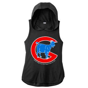 Chicago Billy Goat Since 1908 May the Tradition Live On Ladies PosiCharge Tri-Blend Wicking Draft Hoodie Tank