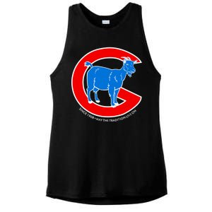 Chicago Billy Goat Since 1908 May the Tradition Live On Ladies PosiCharge Tri-Blend Wicking Tank