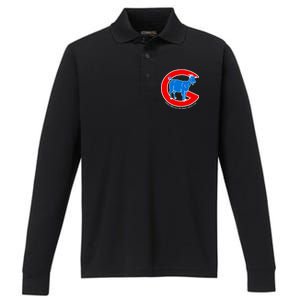 Chicago Billy Goat Since 1908 May the Tradition Live On Performance Long Sleeve Polo