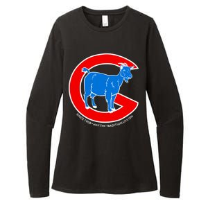 Chicago Billy Goat Since 1908 May the Tradition Live On Womens CVC Long Sleeve Shirt