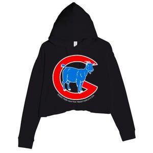 Chicago Billy Goat Since 1908 May the Tradition Live On Crop Fleece Hoodie