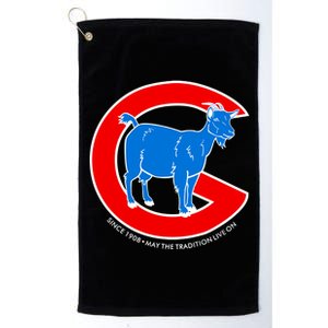 Chicago Billy Goat Since 1908 May the Tradition Live On Platinum Collection Golf Towel