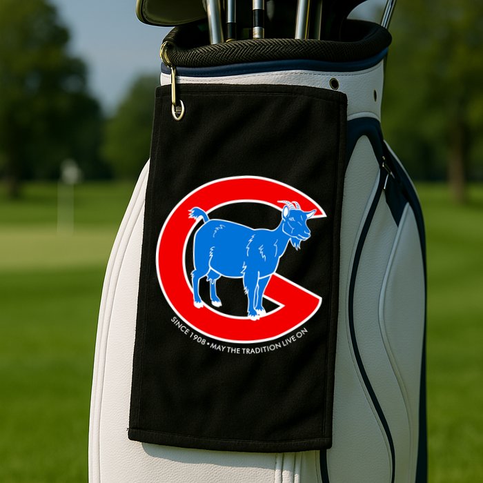 Chicago Billy Goat Since 1908 May the Tradition Live On Golf Towel