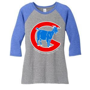 Chicago Billy Goat Since 1908 May the Tradition Live On Women's Tri-Blend 3/4-Sleeve Raglan Shirt