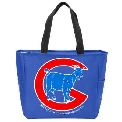 Chicago Billy Goat Since 1908 May the Tradition Live On Zip Tote Bag