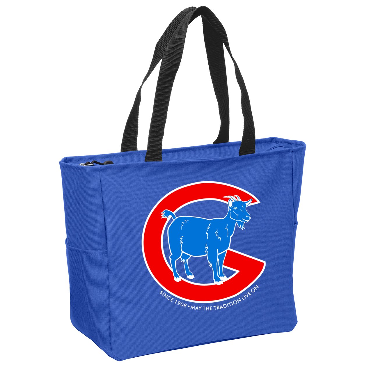 Chicago Billy Goat Since 1908 May the Tradition Live On Zip Tote Bag
