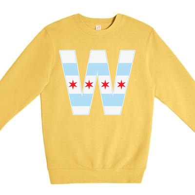 Chicago City Flag W Premium Crewneck Sweatshirt