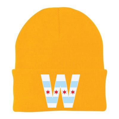 Chicago City Flag W Knit Cap Winter Beanie