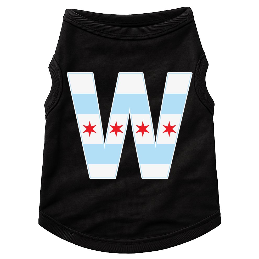 Chicago City Flag W Doggie Tank