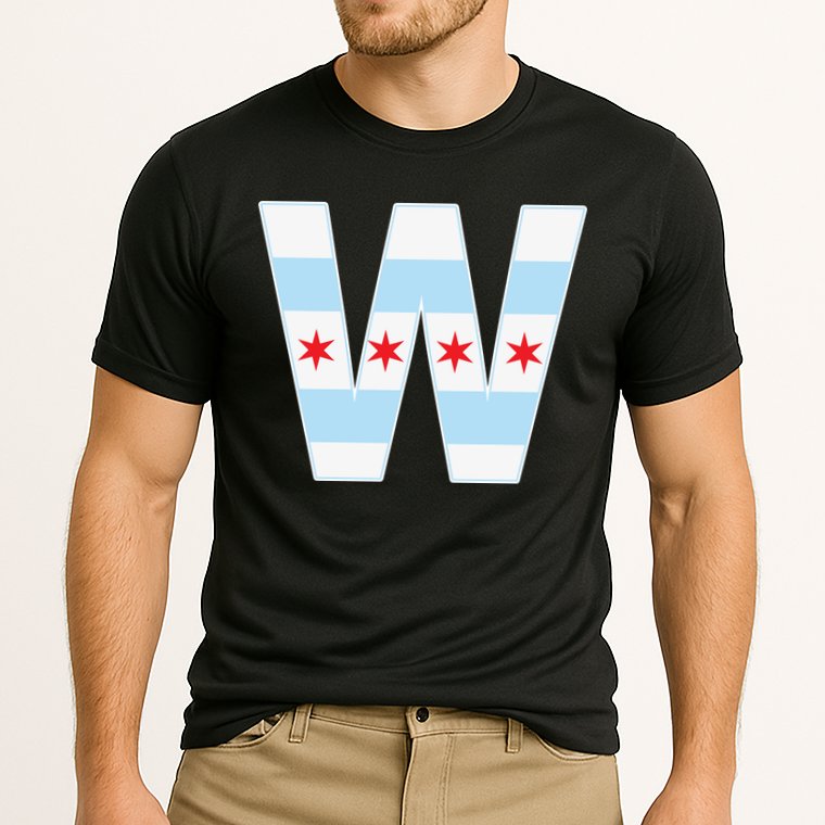 Chicago City Flag W Cooling Performance Crew T-Shirt