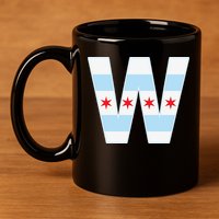 Chicago City Flag W 11oz C Handle Ceramic Mug