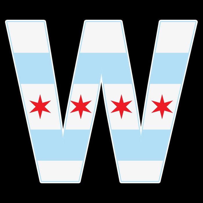 Chicago City Flag W Flat Bill Trucker Hat
