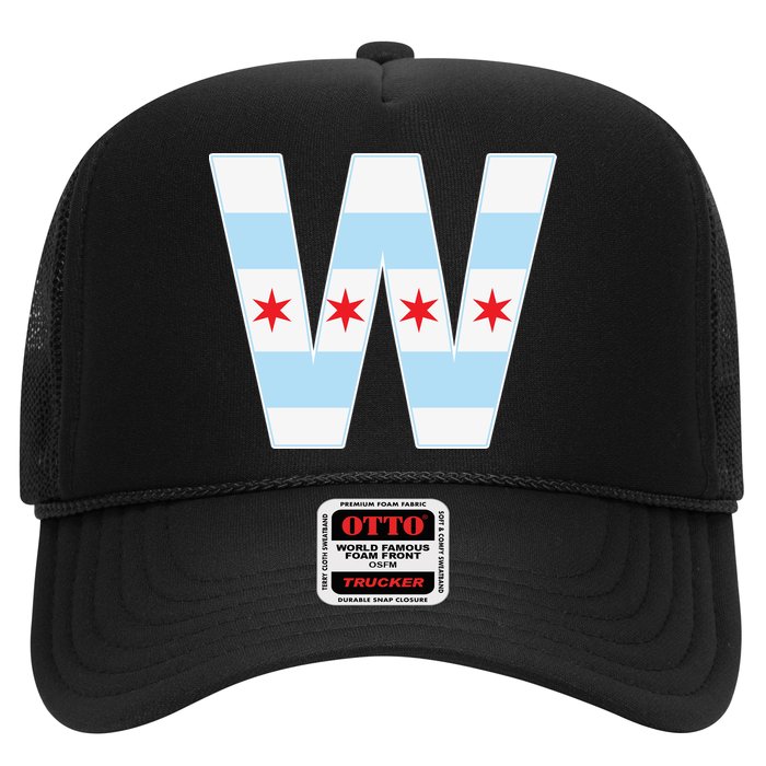 Chicago City Flag W Trucker Hat
