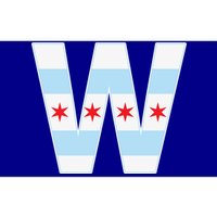 Chicago City Flag W Bumper Sticker