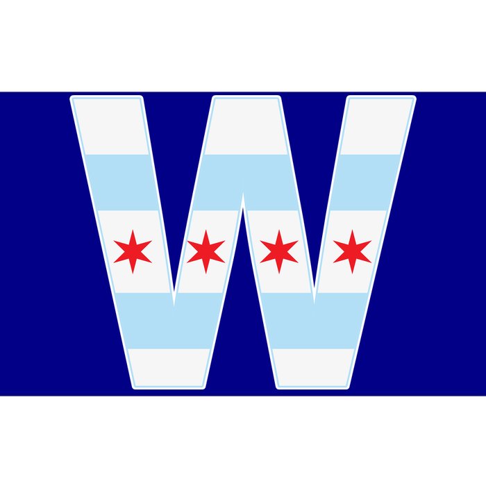 Chicago City Flag W Bumper Sticker