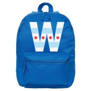 Chicago City Flag W 16 in Basic Backpack