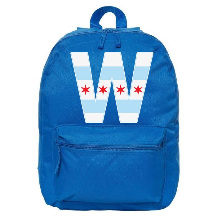 Chicago City Flag W 16 in Basic Backpack