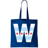 Chicago City Flag W Tote Bag