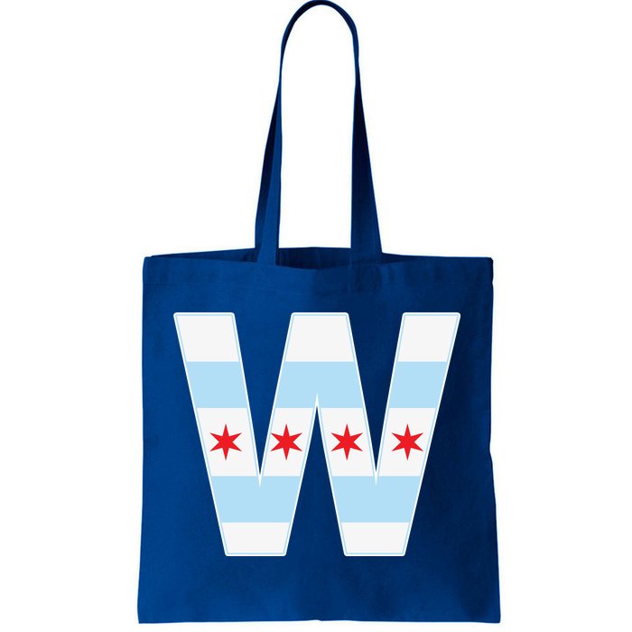 Chicago City Flag W Tote Bag