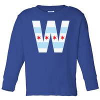 Chicago City Flag W Toddler Long Sleeve Shirt