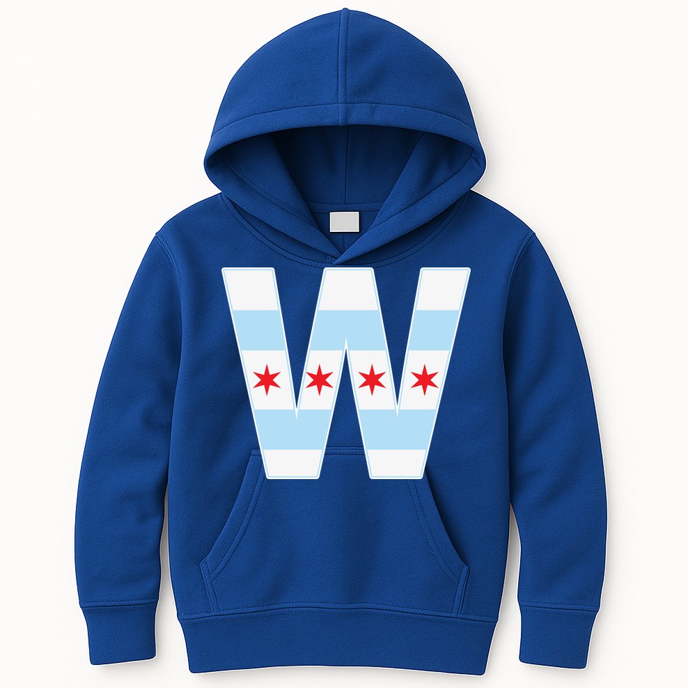 Chicago City Flag W Kids Hoodie