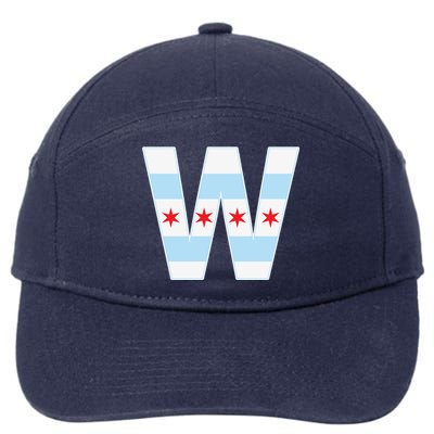 Chicago City Flag W 7-Panel Snapback Hat