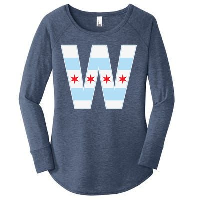 Chicago City Flag W Women's Perfect Tri Tunic Long Sleeve Shirt