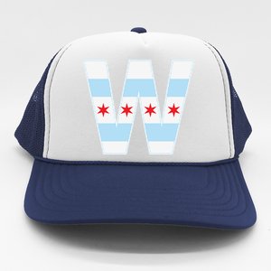 Chicago City Flag W Trucker Hat