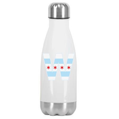 Chicago City Flag W Stainless Steel Insulated Water Bottle