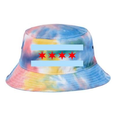 Chicago Flag Tie Dye Newport Bucket Hat