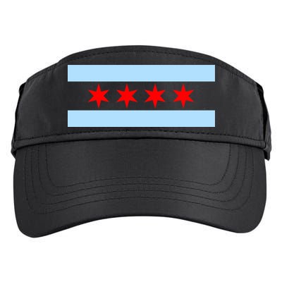 Chicago Flag Adult Drive Performance Visor