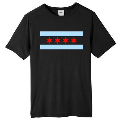 Chicago Flag Tall Fusion ChromaSoft Performance T-Shirt