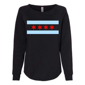 Chicago Flag Womens California Wash Sweatshirt