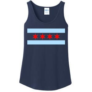 Chicago Flag Ladies Essential Tank