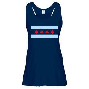 Chicago Flag Ladies Essential Flowy Tank