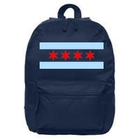 Chicago Flag 16 in Basic Backpack