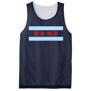 Chicago Flag Mesh Reversible Basketball Jersey Tank