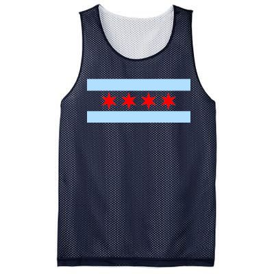 Chicago Flag Mesh Reversible Basketball Jersey Tank