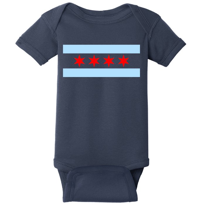 Chicago Flag Baby Bodysuit