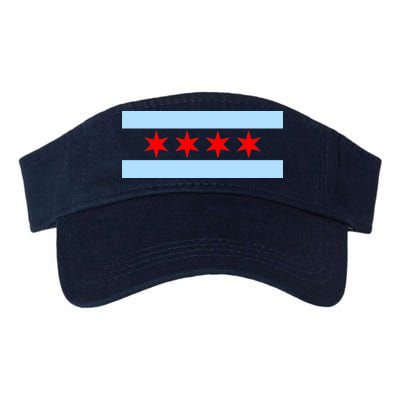 Chicago Flag Valucap Bio-Washed Visor