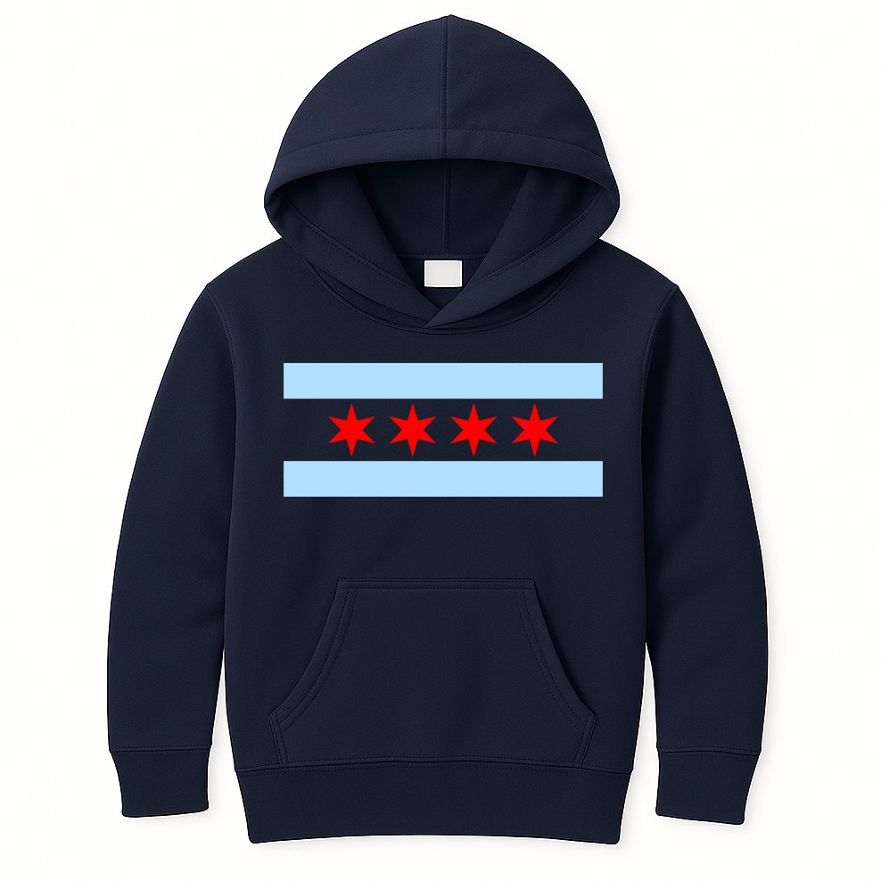 Chicago Flag Kids Hoodie